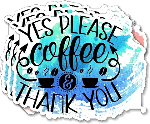 (3PCS) All You Need is Love and Coffee Sticker for Phone Tablet Laptop Car Truck Window sticker