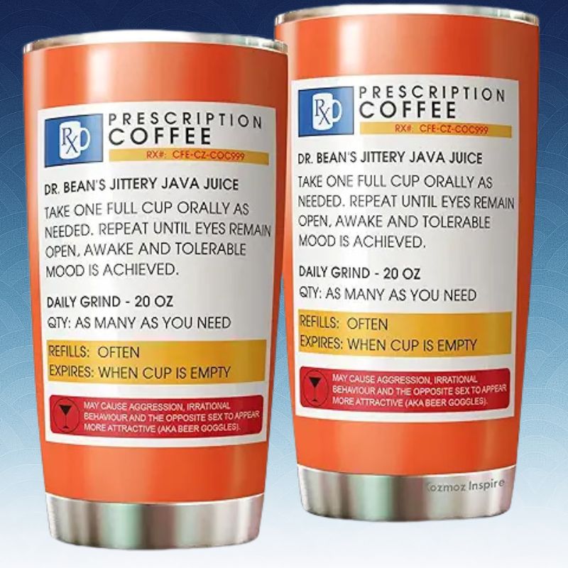 Kozmoz Inspire Funny Coffee Mug Novelty Gift For Lovers - Gifts Women, Men Perfect Friends Coworker Boss On Birthday