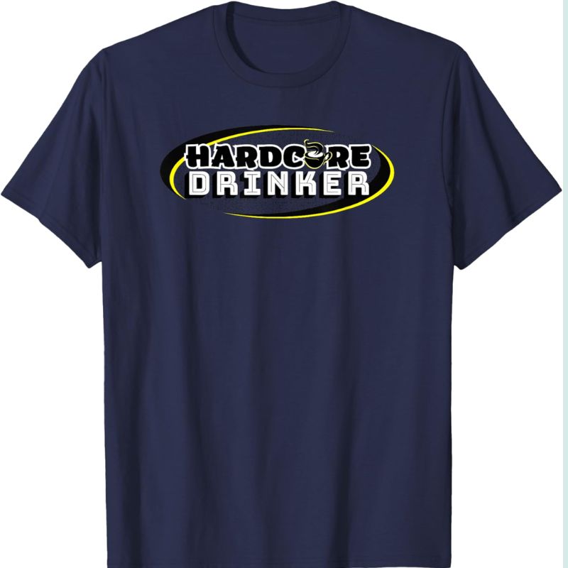 Hardcore Coffee Drinker Shirt Design for True Coffee Lover Fans